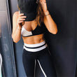 Load image into Gallery viewer, HE- Black and White Yoga Set