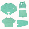 Load image into Gallery viewer, Women's 2/3/5 Piece Workout Sportswear Set