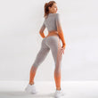 Load image into Gallery viewer, HE- Seamless Knitted Workout Set