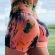 Load image into Gallery viewer, Higher Evolution- Tie Dye Compression Yoga Shorts