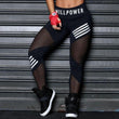 Load image into Gallery viewer, Higher Evolution- Willpower, Compression, Black Mesh Leggings