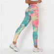 Load image into Gallery viewer, Higher Evolution- Tie-Dye Compression Leggings