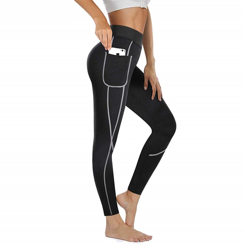 Neoprene Heat Leggings With Sweat Technology – Higher Evolution