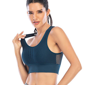 SVOKOR Women's Mesh Sport Bra