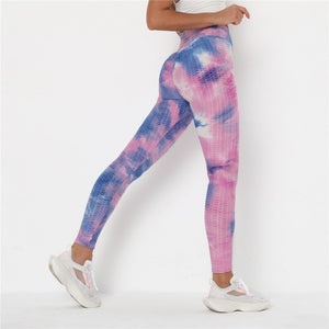 Higher Evolution- Tie-Dye Contour Leggings