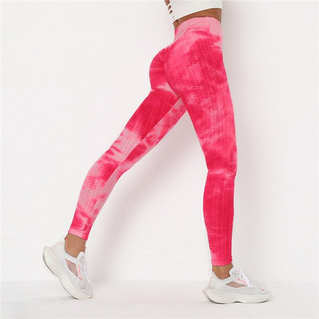 Higher Evolution- Tie-Dye Contour Leggings