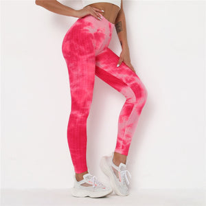 Higher Evolution- Tie-Dye Contour Leggings
