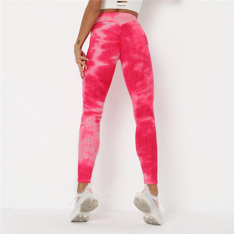 Higher Evolution- Tie-Dye Contour Leggings
