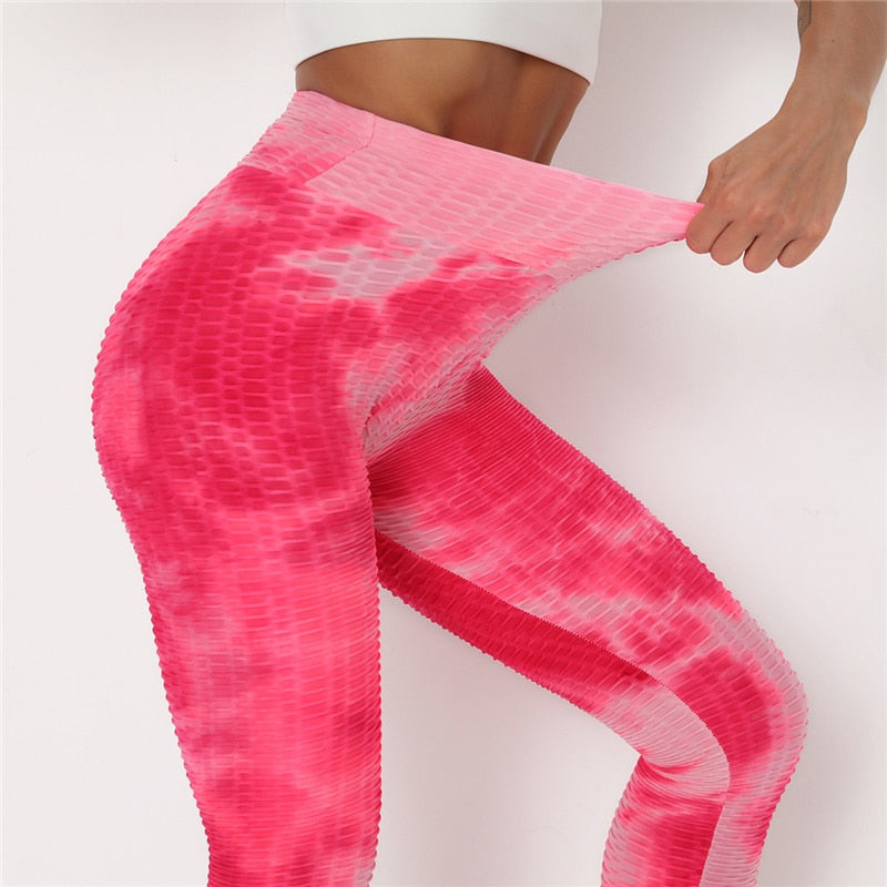 Higher Evolution- Tie-Dye Contour Leggings