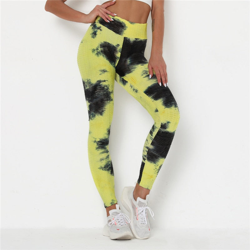 Higher Evolution- Tie-Dye Compression Leggings