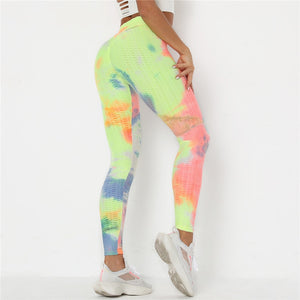 Higher Evolution- Tie-Dye Compression Leggings