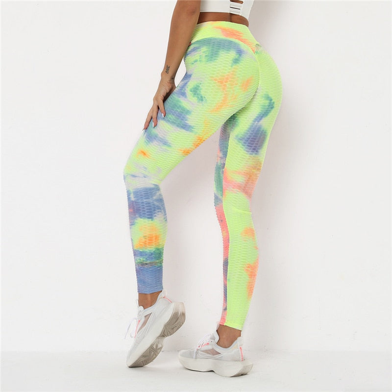 Higher Evolution- Tie-Dye Compression Leggings