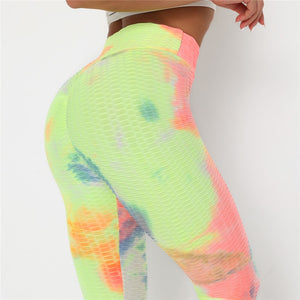 Higher Evolution- Tie-Dye Compression Leggings