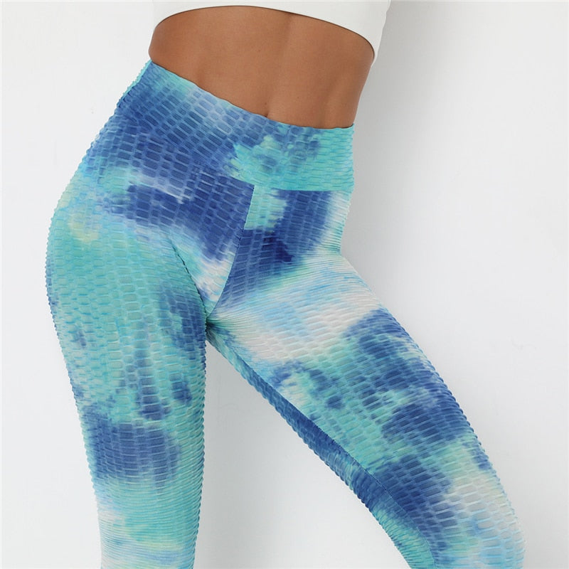 Higher Evolution- Tie-Dye Contour Leggings